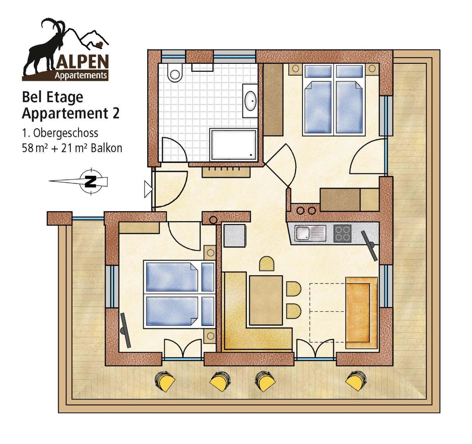 Alpen Appartement Beletage Mayrhofen Habitación foto